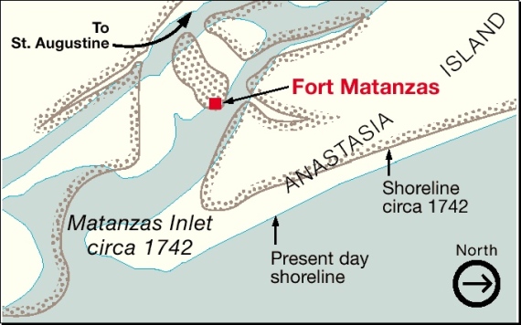 Map of Matanzas 1742